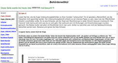 Desktop Screenshot of behoerdenwillkuer.ch