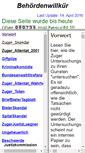 Mobile Screenshot of behoerdenwillkuer.ch